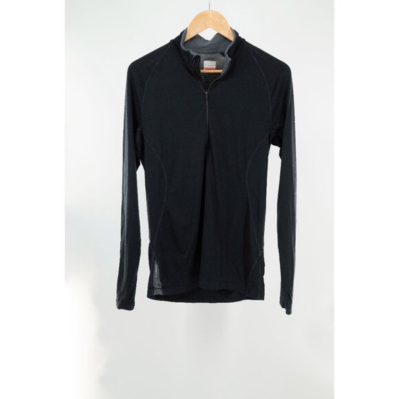 Icebreaker Other - Icebreaker Men's Merino Bodyfit 260 1/4 Zip long sleeve pullover shirt black | M